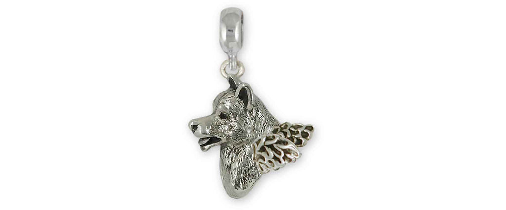 Akita Pandora Charms Akita Pandora Charm Slide Sterling Silver Akita Jewelry Akita Pandora jewelry