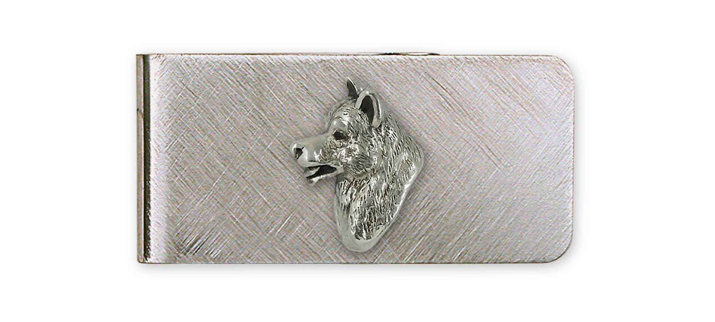 Akita Charms Akita Money Clip Sterling Silver And Stainless Steel Akita Jewelry Akita jewelry