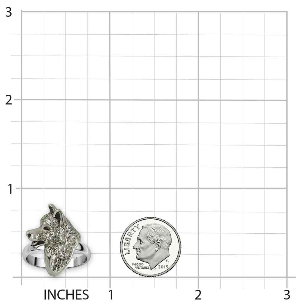 Akita Ring Sterling Silver Handmade Akita Jewelry  AK1-R