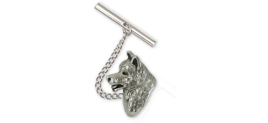 Akita Charms Akita Tie Tack Sterling Silver Akita Jewelry Akita jewelry