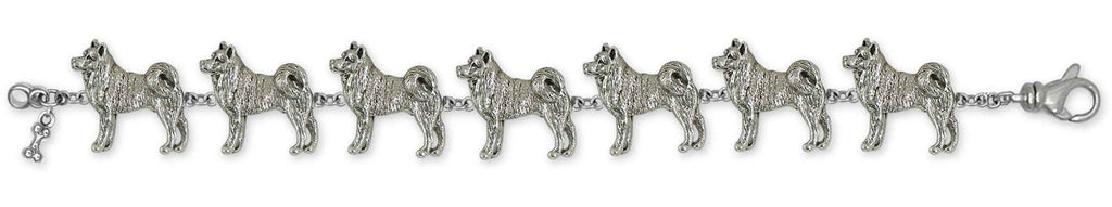 Akita Charms Akita Bracelet Sterling Silver Akita Jewelry Akita jewelry