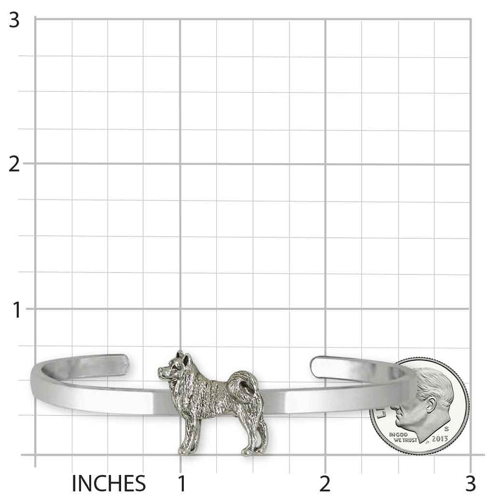 Akita Bracelet Sterling Silver Handmade Akita Jewelry  AK2-CB
