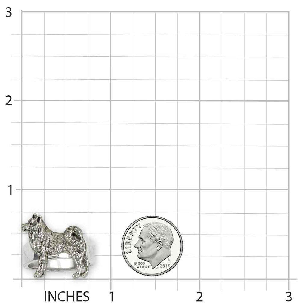 Akita Ring Sterling Silver Handmade Akita Jewelry  AK2-MR