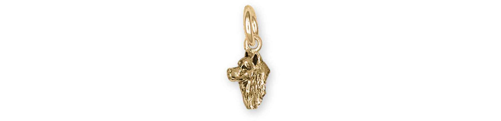Akita Charms Akita Charm 14k Gold Vermeil Akita Jewelry Akita jewelry