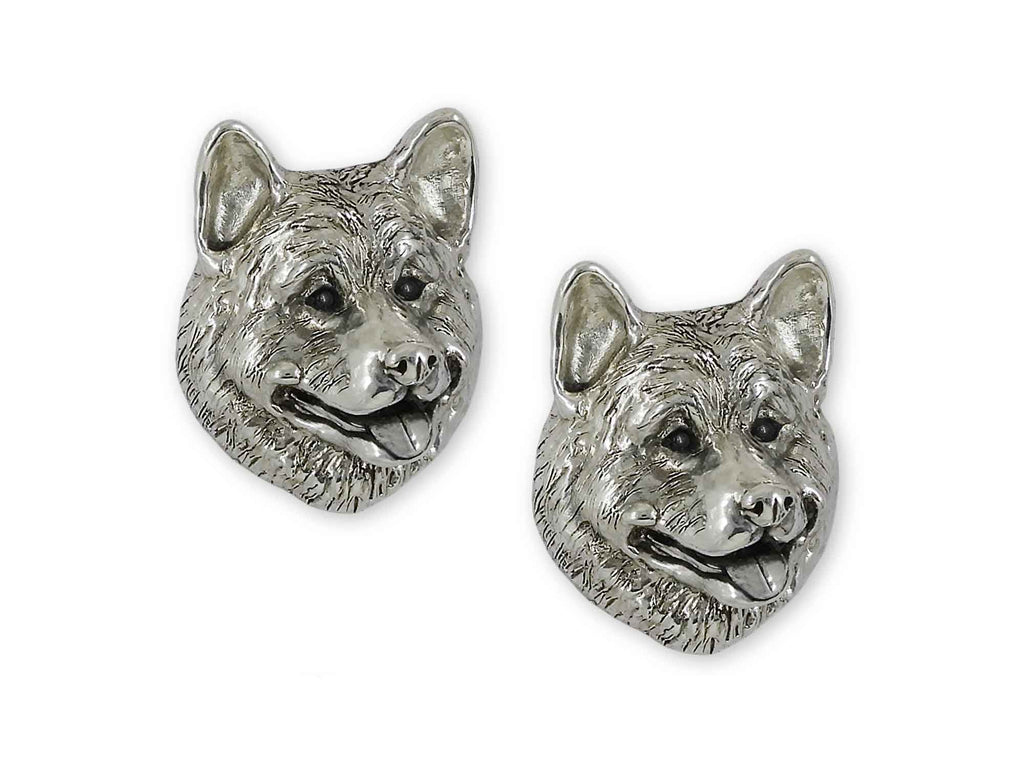 Akita Charms Akita Cufflinks Sterling Silver Akita Jewelry Akita jewelry