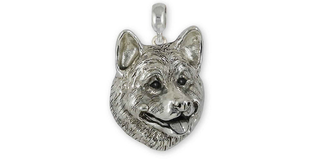 Akita Pandora Charms Akita Pandora Charm Slide Sterling Silver Akita Jewelry Akita Pandora jewelry