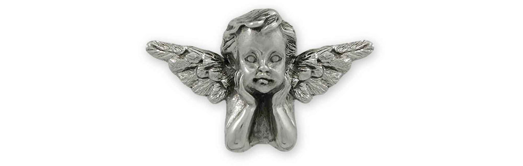 Angel Charms Angel Brooch Pin Sterling Silver Cherub Jewelry Angel jewelry