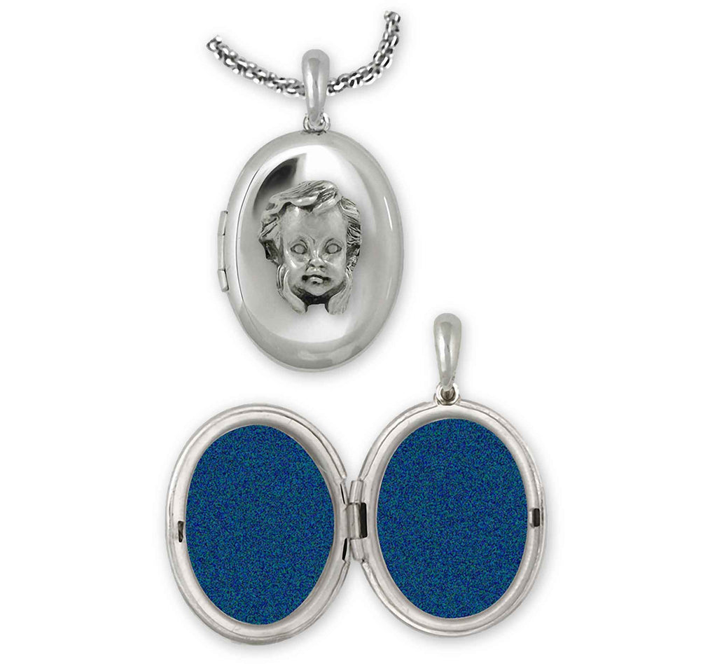 Baby Charms Baby Photo Locket Sterling Silver Baby Jewelry Baby jewelry