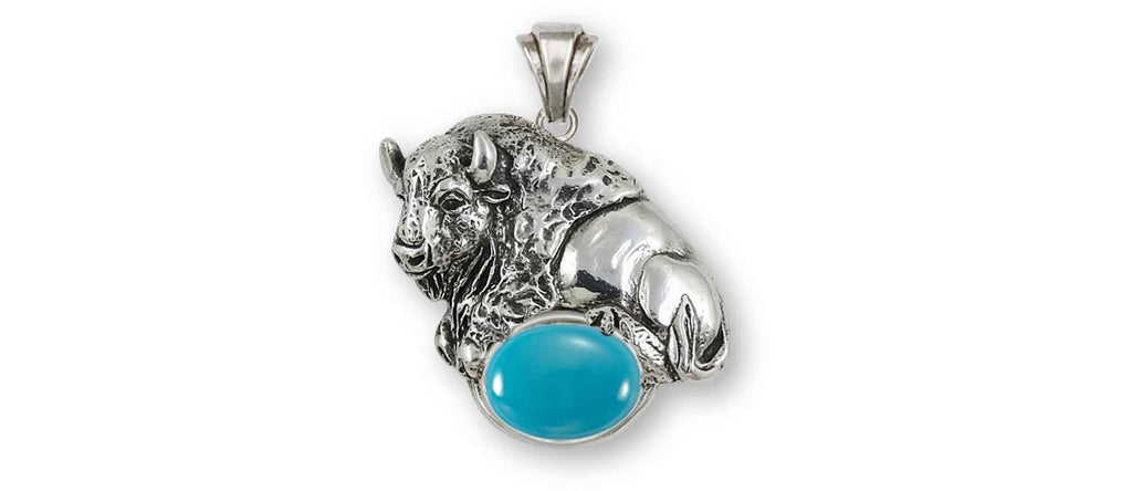 Bison Charms Bison Pendant Sterling Silver Buffalo Jewelry Bison jewelry