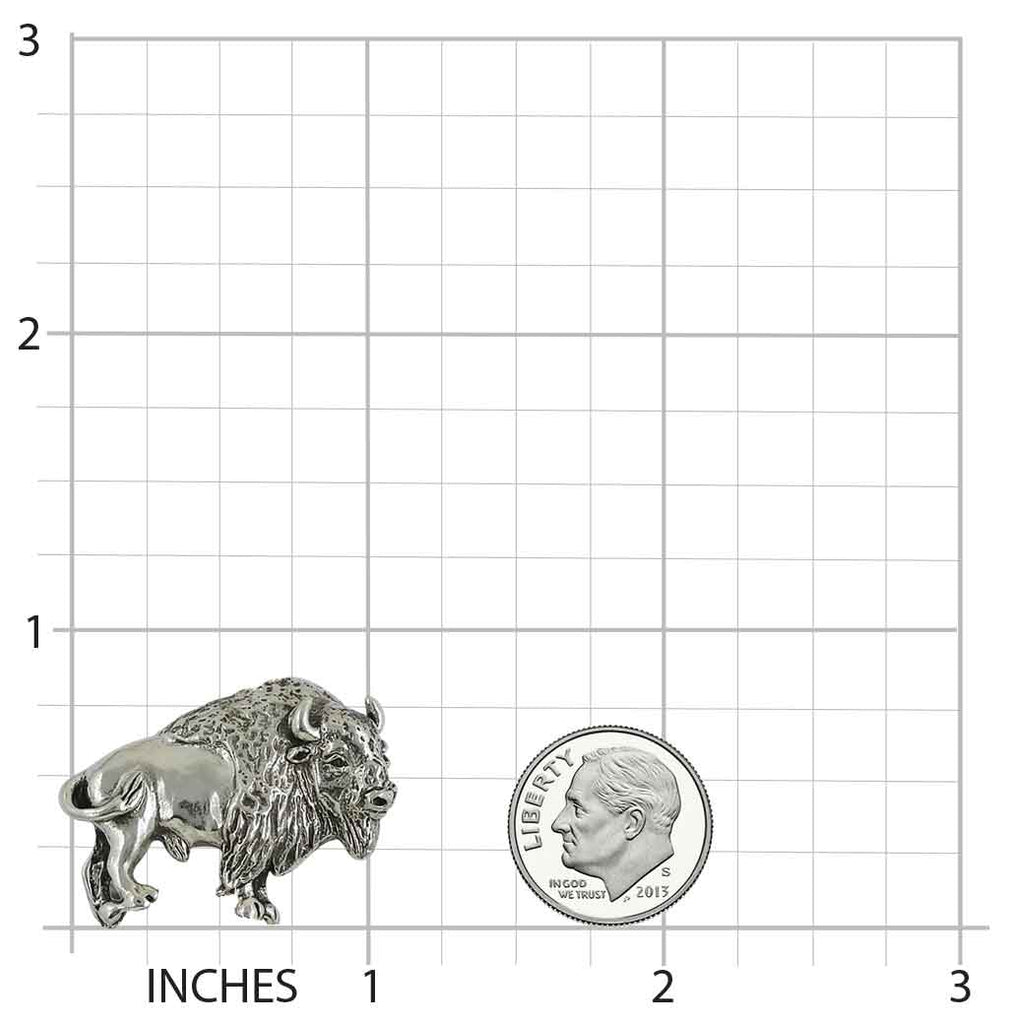 Bison Ring Sterling Silver Handmade Buffalo Jewelry  BIS3-R