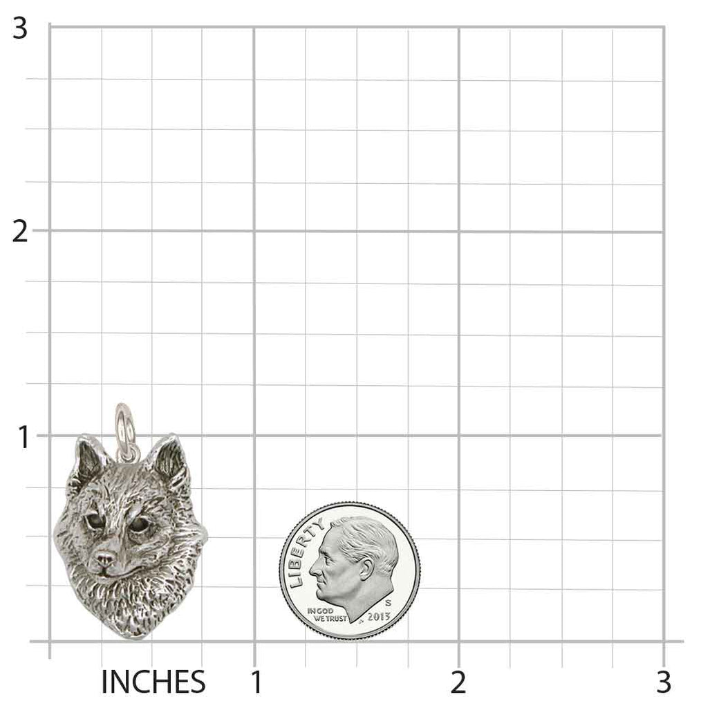 Schipperke Jewelry Sterling Silver Schipperke Charm Handmade Dog Jewelry SK-C