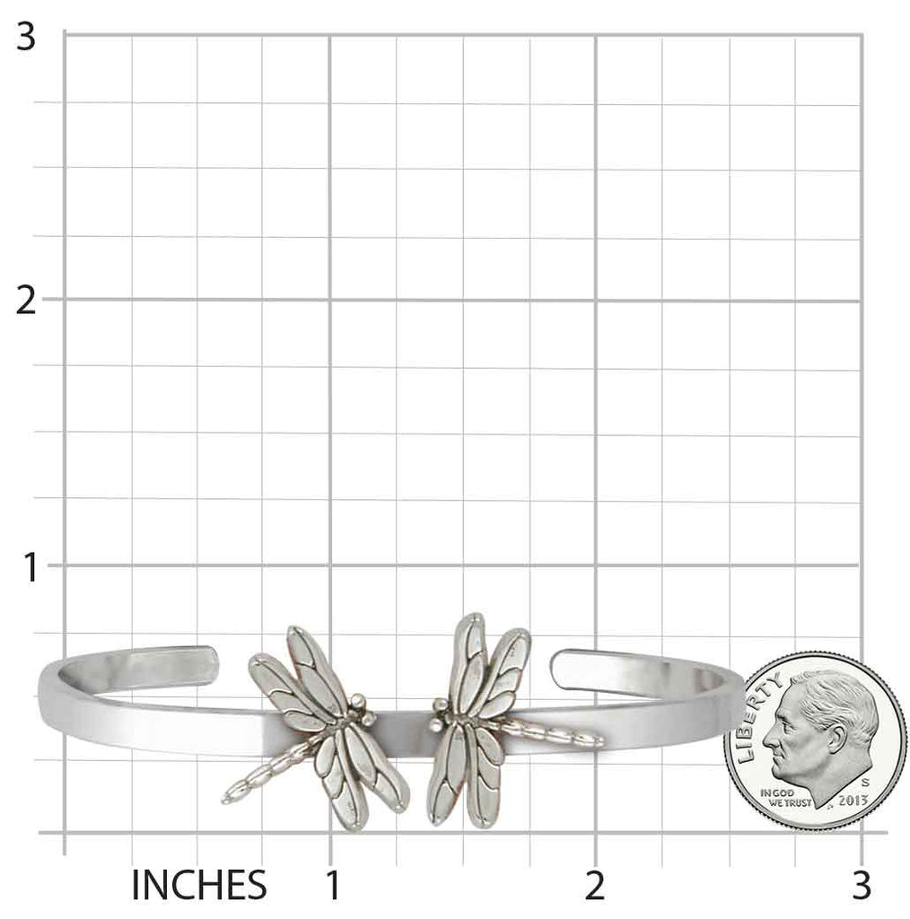 Dragonfly Jewelry Sterling Silver Handmade Dragonfly Bracelet  DY1-CB