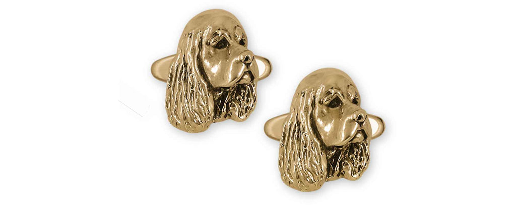 Cocker Spaniel Charms Cocker Spaniel Cufflinks 14k Gold Vermeil Cocker Spaniel Jewelry Cocker Spaniel jewelry