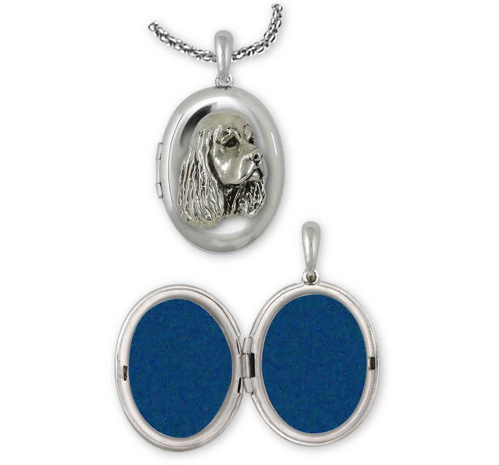 Cocker Spaniel Charms Cocker Spaniel Photo Locket Sterling Silver Cocker Spaniel Jewelry Cocker Spaniel jewelry