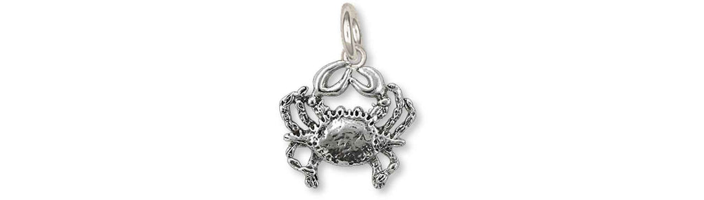 Crab Charms Crab Charm Sterling Silver Crab Jewelry Crab jewelry