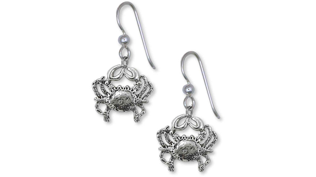 Crab Charms Crab Earrings Sterling Silver Crab Jewelry Crab jewelry