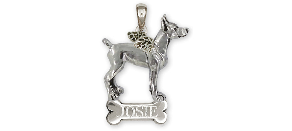 Doberman Charms Doberman Personalized Pendant Sterling Silver Doberman Pinscher Dobie Jewelry Doberman jewelry