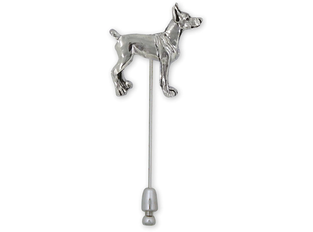 Doberman Charms Doberman Brooch Pin Sterling Silver Doberman Pinscher Dobie Jewelry Doberman jewelry