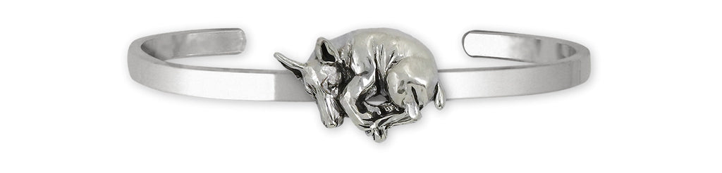 Doberman Charms Doberman Bracelet Sterling Silver Doberman Pinscher Jewelry Doberman jewelry