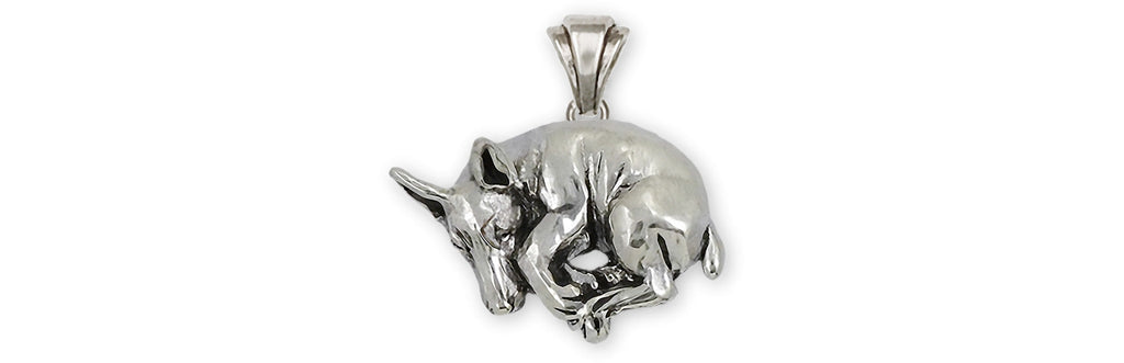 Doberman Charms Doberman Pendant Sterling Silver Doberman Pinscher Jewelry Doberman jewelry