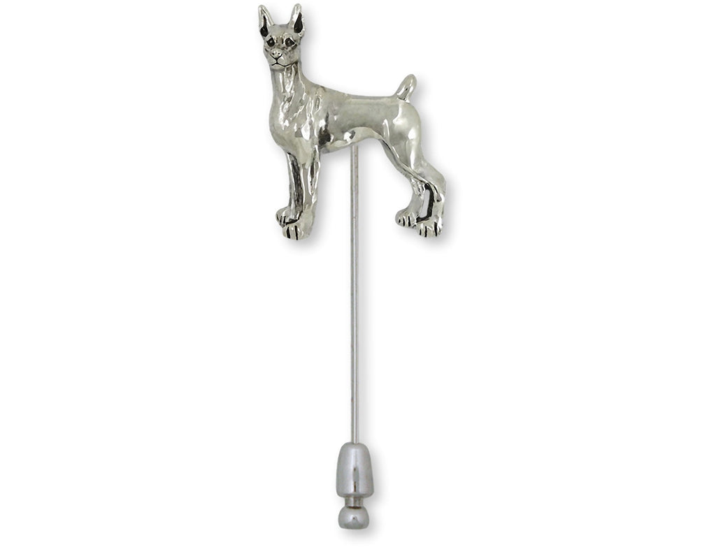 Doberman Charms Doberman Brooch Pin Sterling Silver Doberman Pinscher Dobie Jewelry Doberman jewelry