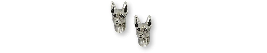 Doberman Charms Doberman Earrings Sterling Silver Doberman Pinscher Dobie Jewelry Doberman jewelry