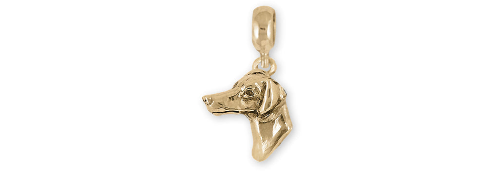 Doberman Pandora Charms Doberman Pandora Charm Slide 14k Yellow Gold Dobe Doberman Pincher Jewelry Doberman Pandora jewelry