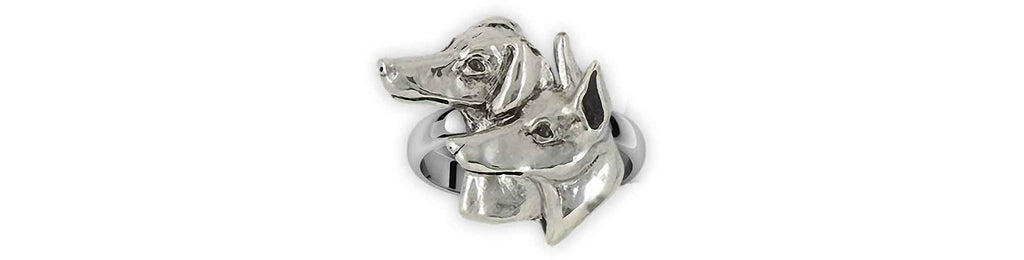 Doberman Charms Doberman Ring Sterling Silver Dobe Doberman Pincher Jewelry Doberman jewelry