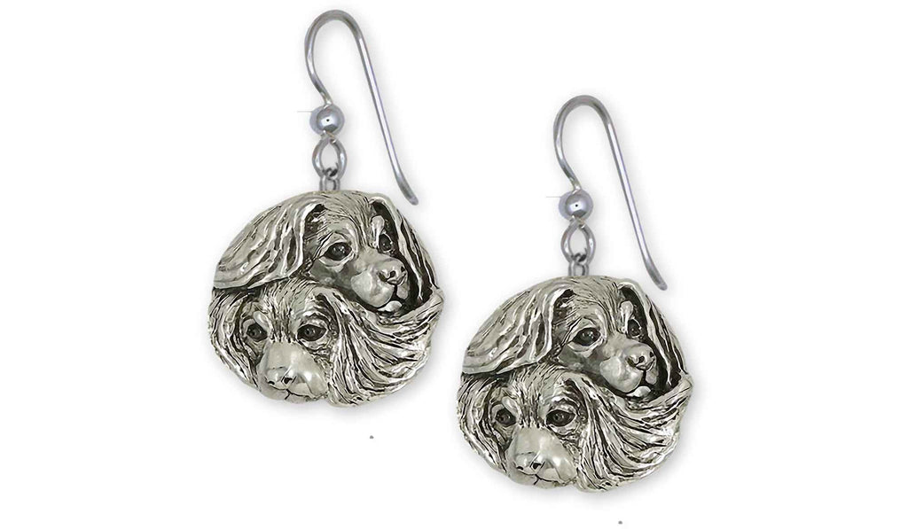 Cavalier King Charles Spaniel Charms Cavalier King Charles Spaniel Earrings Sterling Silver Cavalier King Charles Spaniel Jewelry Cavalier King Charles Spaniel jewelry