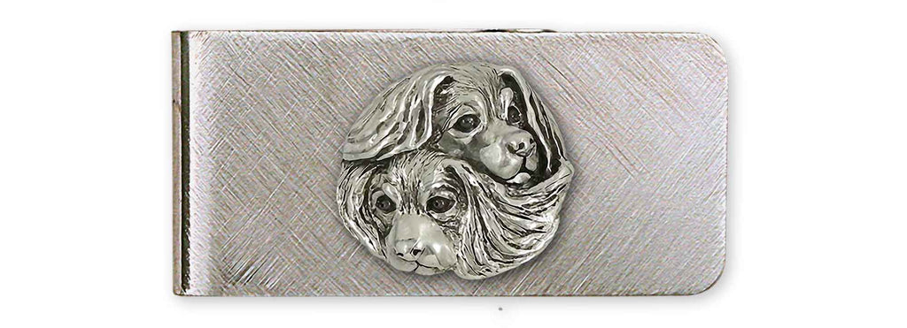 Cavalier King Charles Spaniel Charms Cavalier King Charles Spaniel Money Clip Sterling Silver And Stainless Steel Cavalier King Charles Spaniel Jewelry Cavalier King Charles Spaniel jewelry