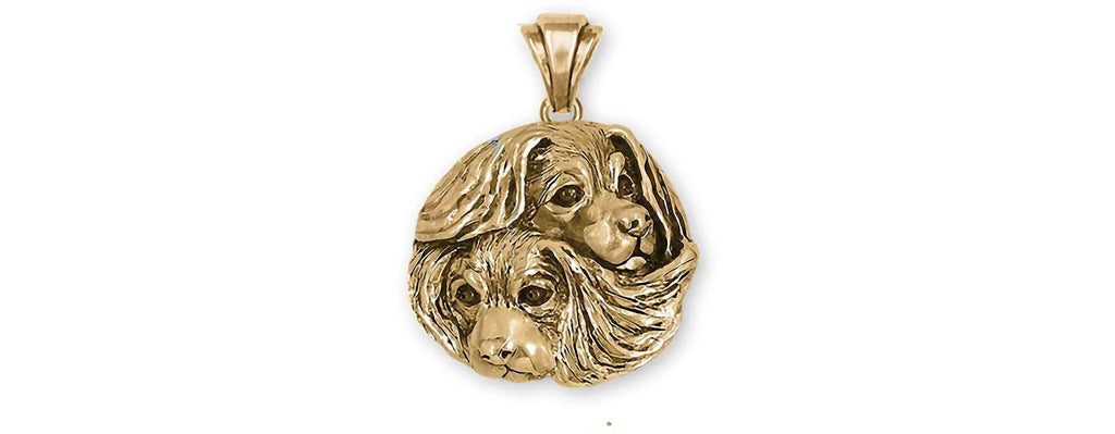 Cavalier King Charles Spaniel Charms Cavalier King Charles Spaniel Pendant 14k Yellow Gold Cavalier King Charles Spaniel Jewelry Cavalier King Charles Spaniel jewelry