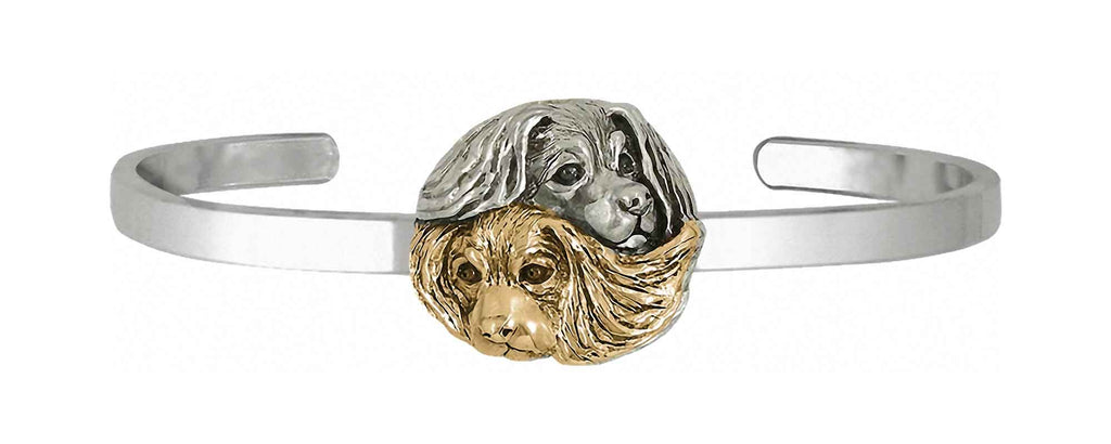 Cavalier King Charles Spaniel Bracelet 14k Gold Vermeil And Sterling Silver Handmade Cavalier King Charles Spaniel Jewelry  DCV1-TNCBVM