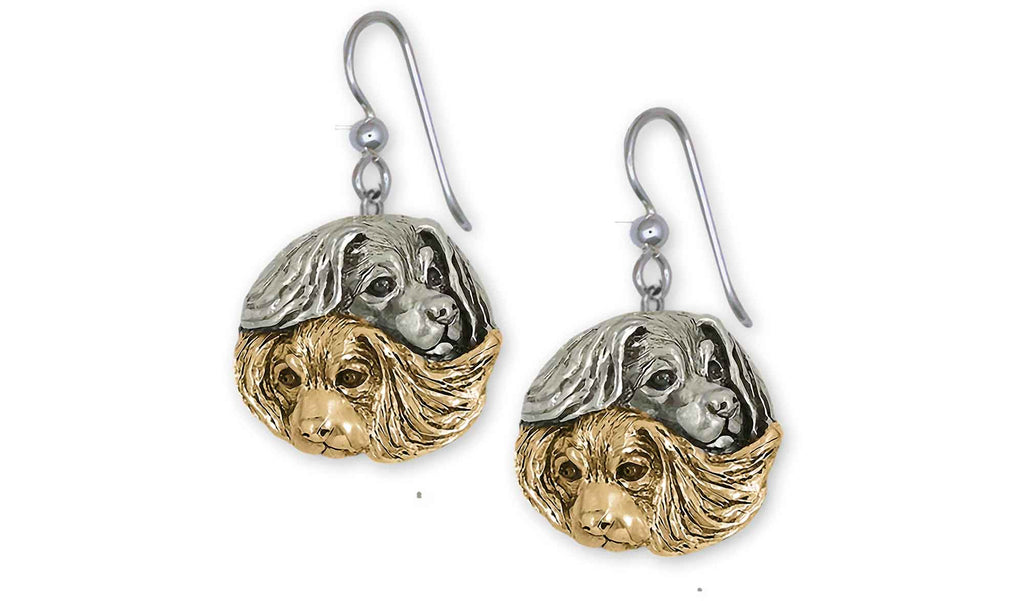 Cavalier King Charles Spaniel Charms Cavalier King Charles Spaniel Earrings Silver And 14k Gold Vermeil Cavalier King Charles Spaniel Jewelry Cavalier King Charles Spaniel jewelry