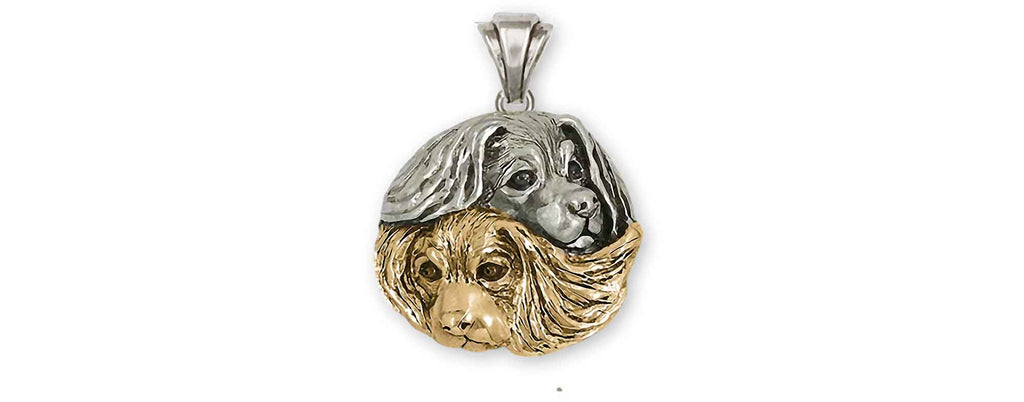 Cavalier King Charles Spaniel Charms Cavalier King Charles Spaniel Pendant Silver And 14k Gold Vermeil Cavalier King Charles Spaniel Jewelry Cavalier King Charles Spaniel jewelry