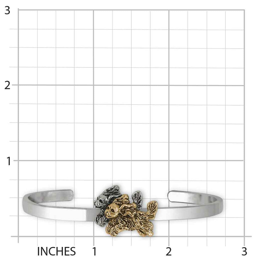 Cavalier King Charles Spaniel Bracelet 14k Gold Vermeil Handmade Cavalier Jewelry  DCV2-CBVM