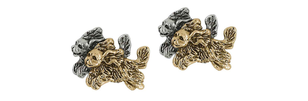 Cavalier King Charles Spaniel Charms Cavalier King Charles Spaniel Cufflinks 14k Gold Vermeil Cavalier Jewelry Cavalier King Charles Spaniel jewelry