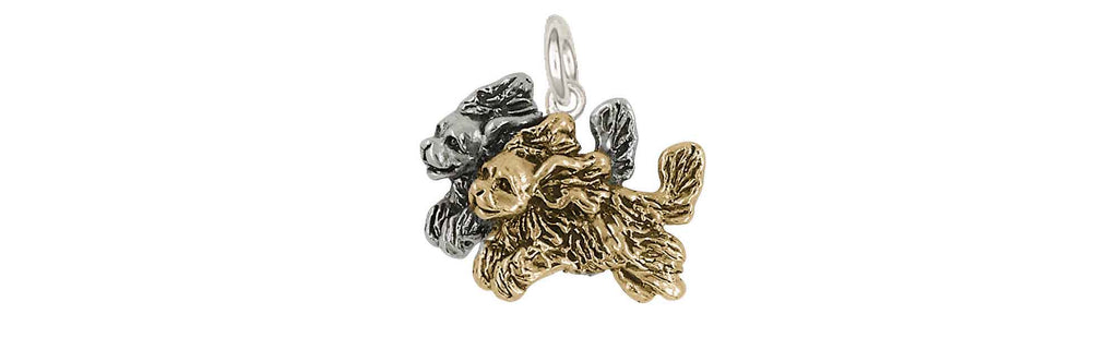Cavalier King Charles Spaniel Charms Cavalier King Charles Spaniel Charm 14k Gold Vermeil Cavalier Jewelry Cavalier King Charles Spaniel jewelry