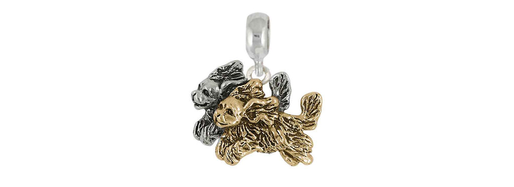 Cavalier King Charles Spaniel Charms Cavalier King Charles Spaniel Charm Slide 14k Gold Vermeil Cavalier Jewelry Cavalier King Charles Spaniel jewelry