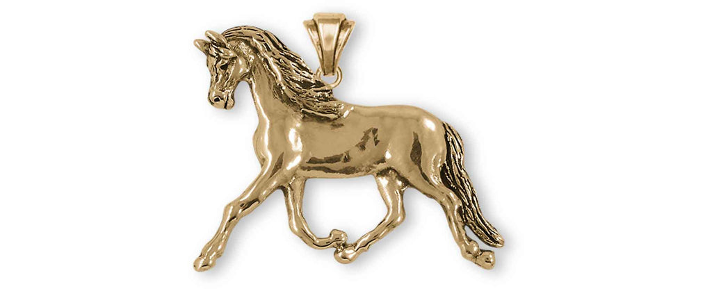 Arabian Horse Charms Arabian Horse Pendant 14k Yellow Gold Arabian Horse Jewelry Arabian Horse jewelry