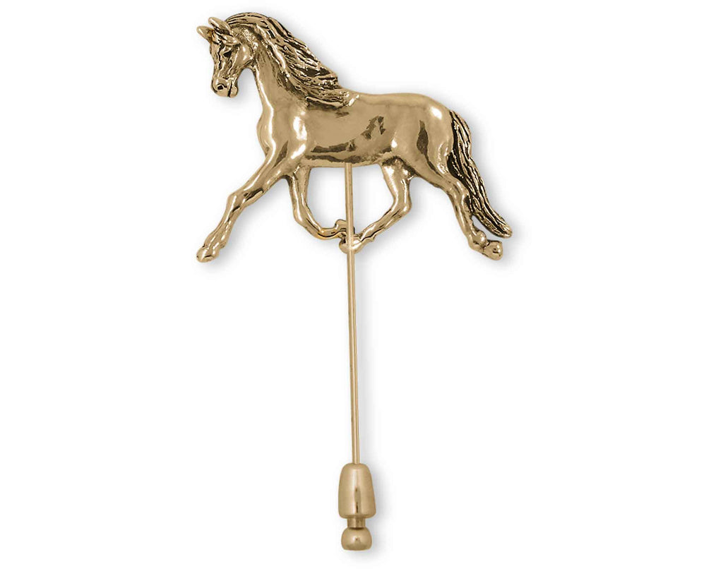 Arabian Horse Charms Arabian Horse Brooch Pin 14k Gold Vermeil Arabian Horse Jewelry Arabian Horse jewelry