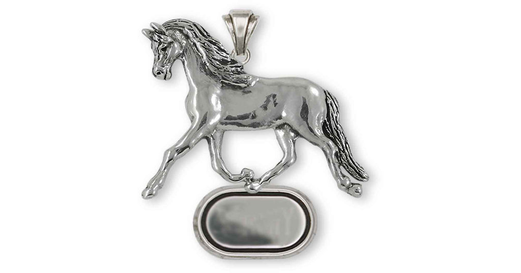 Arabian Horse Charms Arabian Horse Personalized Pendant Sterling Silver Arabian Horse Jewelry Arabian Horse jewelry