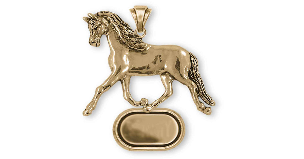 Arabian Horse Charms Arabian Horse Personalized Pendant 14k Gold Vermeil Arabian Horse Jewelry Arabian Horse jewelry