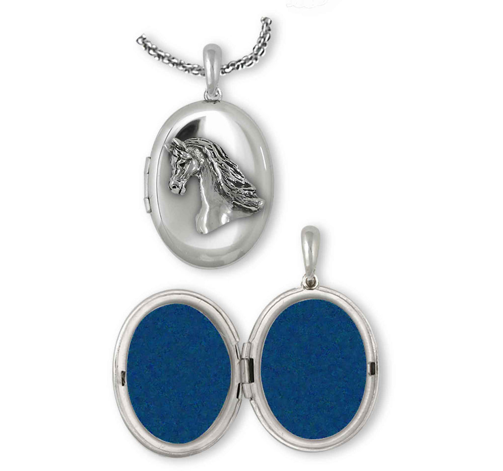 Arabian Horse Charms Arabian Horse Photo Locket Sterling Silver Arabian Horse Jewelry Arabian Horse jewelry