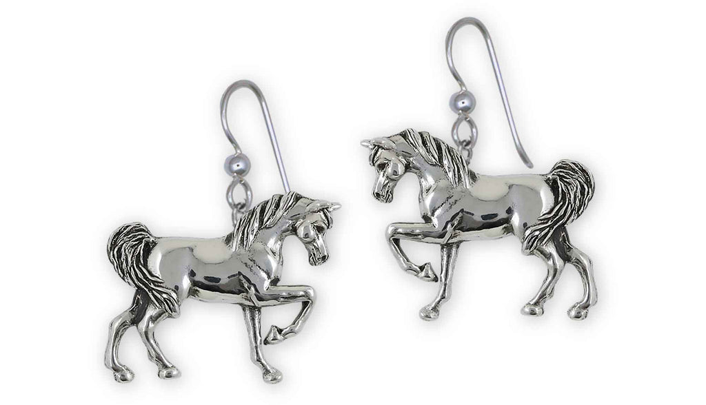 Horse Charms Horse Earrings Sterling Silver Arabian Horse Jewelry Horse jewelry
