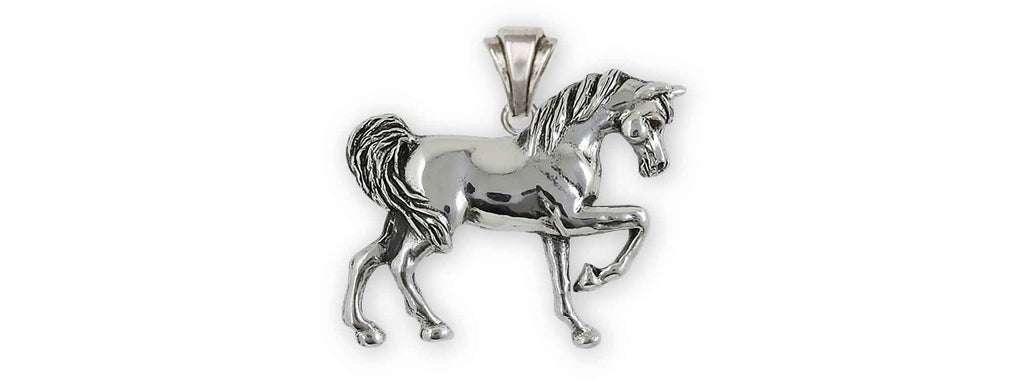 Horse Charms Horse Pendant Sterling Silver Arabian Horse Jewelry Horse jewelry