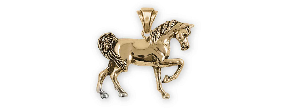 Horse Charms Horse Pendant 14k Gold Vermeil Arabian Horse Jewelry Horse jewelry