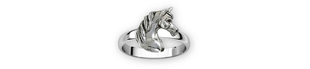 Horse Charms Horse Ring Sterling Silver Arabian Horse Jewelry Horse jewelry