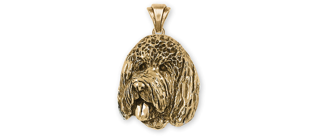 Goldendoodle Charms Goldendoodle Pendant 14k Yellow Gold Goldendoodle Jewelry Goldendoodle jewelry