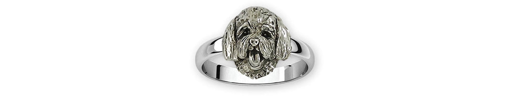 Goldendoodle Charms Goldendoodle Ring Sterling Silver Goldendoodle Jewelry Goldendoodle jewelry