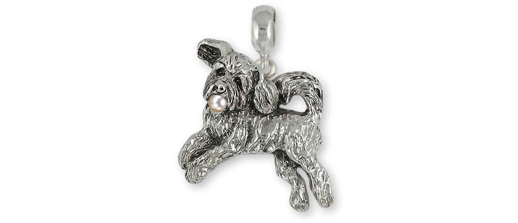 Goldendoodle Pandora Charms Goldendoodle Pandora Charm Slide Sterling Silver Goldendoodle Jewelry Goldendoodle Pandora jewelry